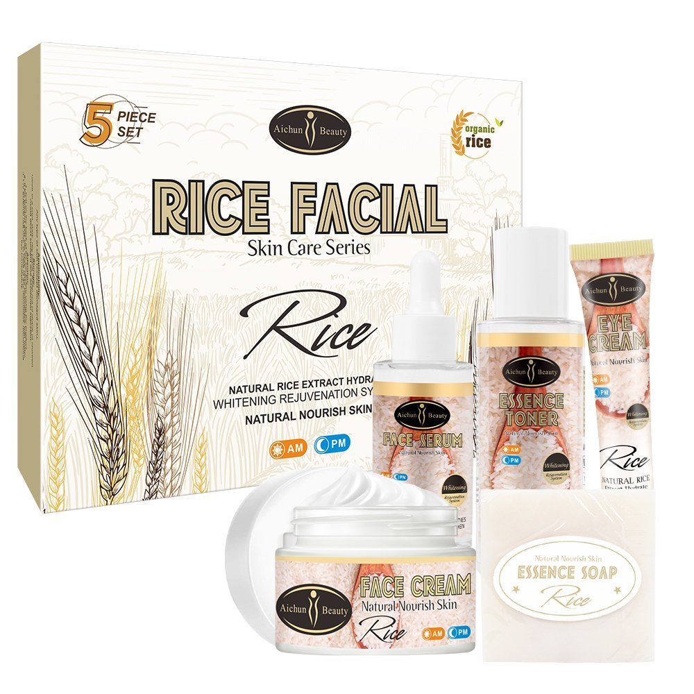 1000018271.jpg RICE FACIAL Skin Care Series 5piece set - Image 1