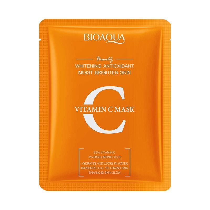 1000018622.jpg Bioaqua Vitamin C Facial Sheet Mask - Image 1