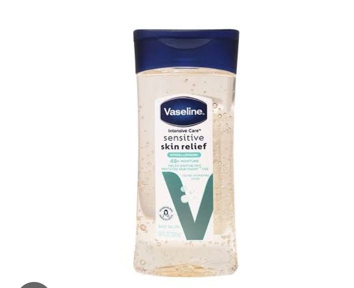 1000115637.jpg Vaseline Sensitive Skin Relief Body oil 200ml - Image 1