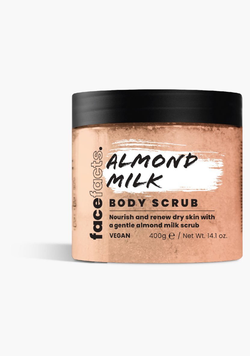 1000390435.jpg Face facts ALMOND MILK BODY SCRUB 400G - Image 1