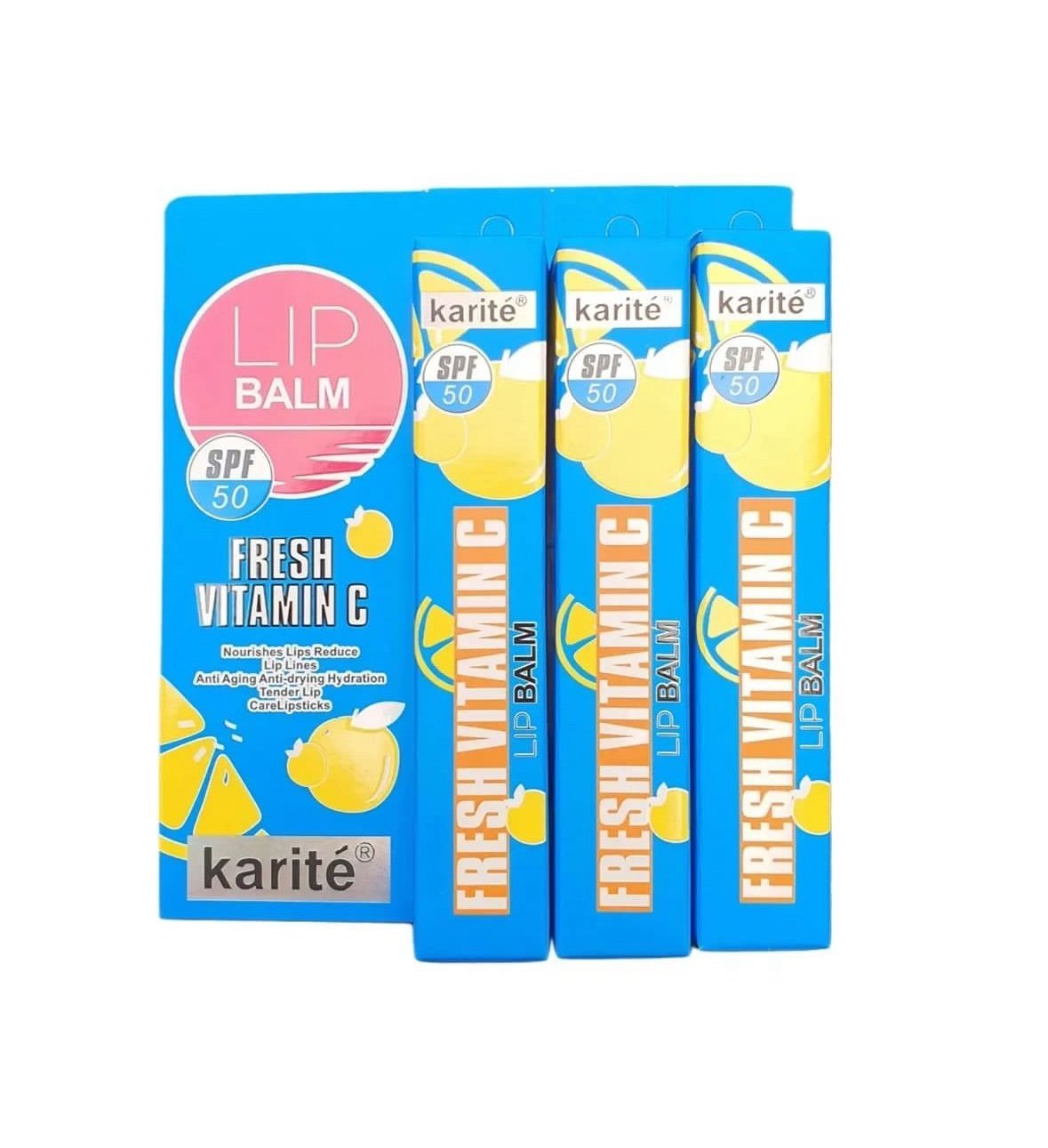 img_0036.jpeg Karite fresh vitamin C spf lip balm - Image 1