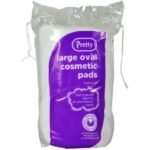 Pretty 50 Large Oval Cotton Cosmetic Pads