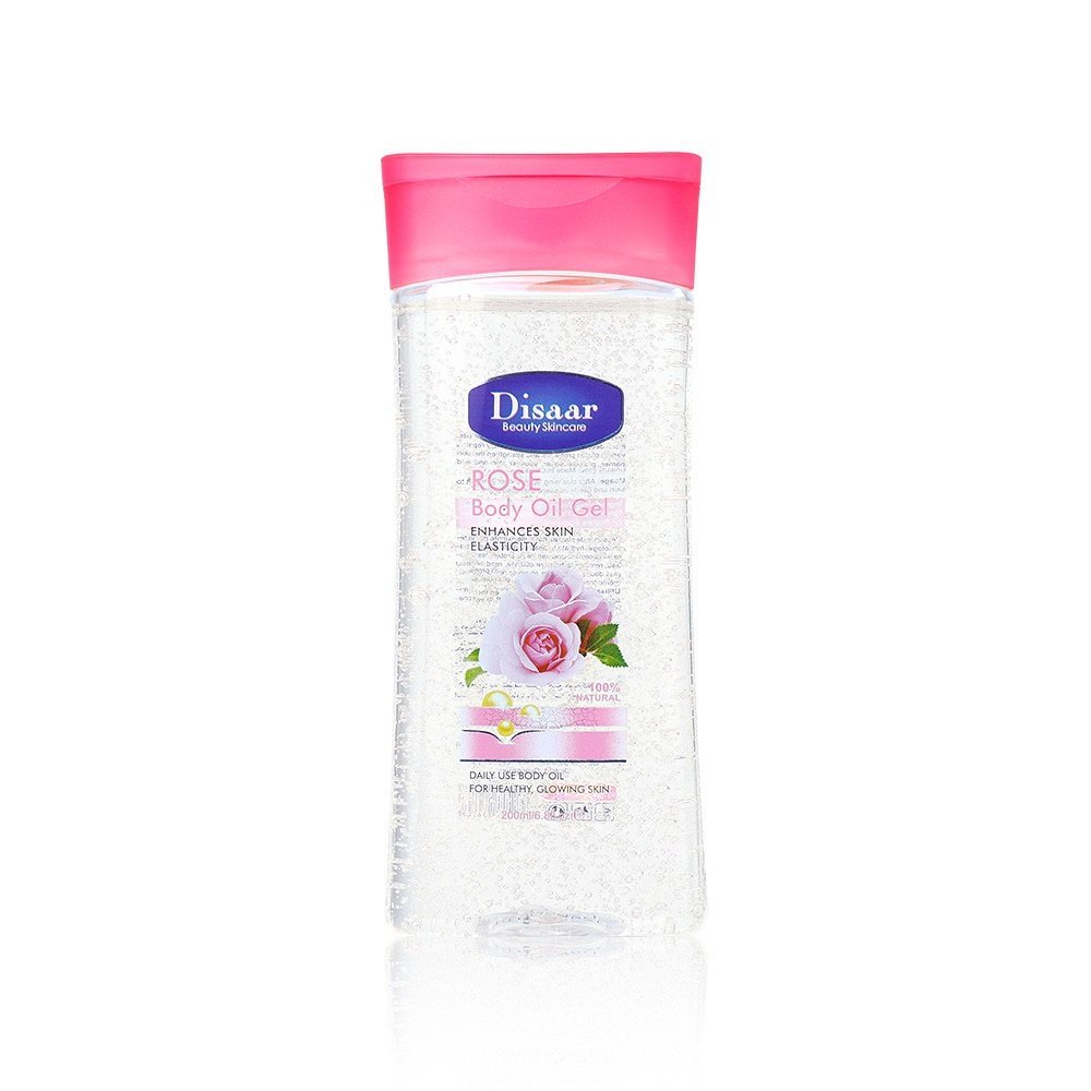img_4420.jpeg Disaar Rose Body Oil Gel 200ml - Image 1
