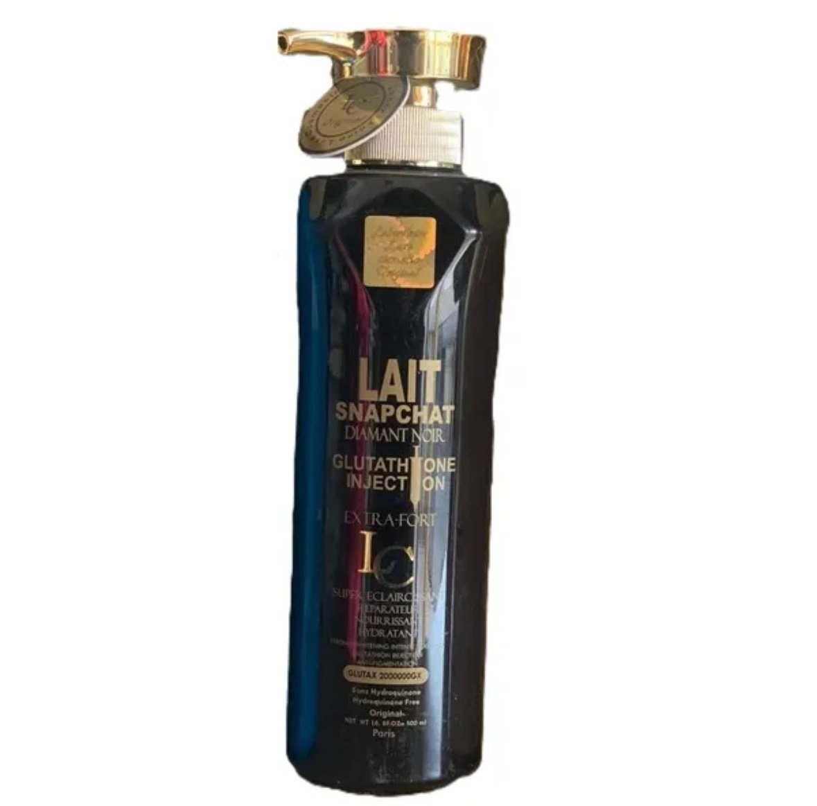 img_4686.jpeg Lait Snapchat Black Diamond Body lotion 500ml - Image 1