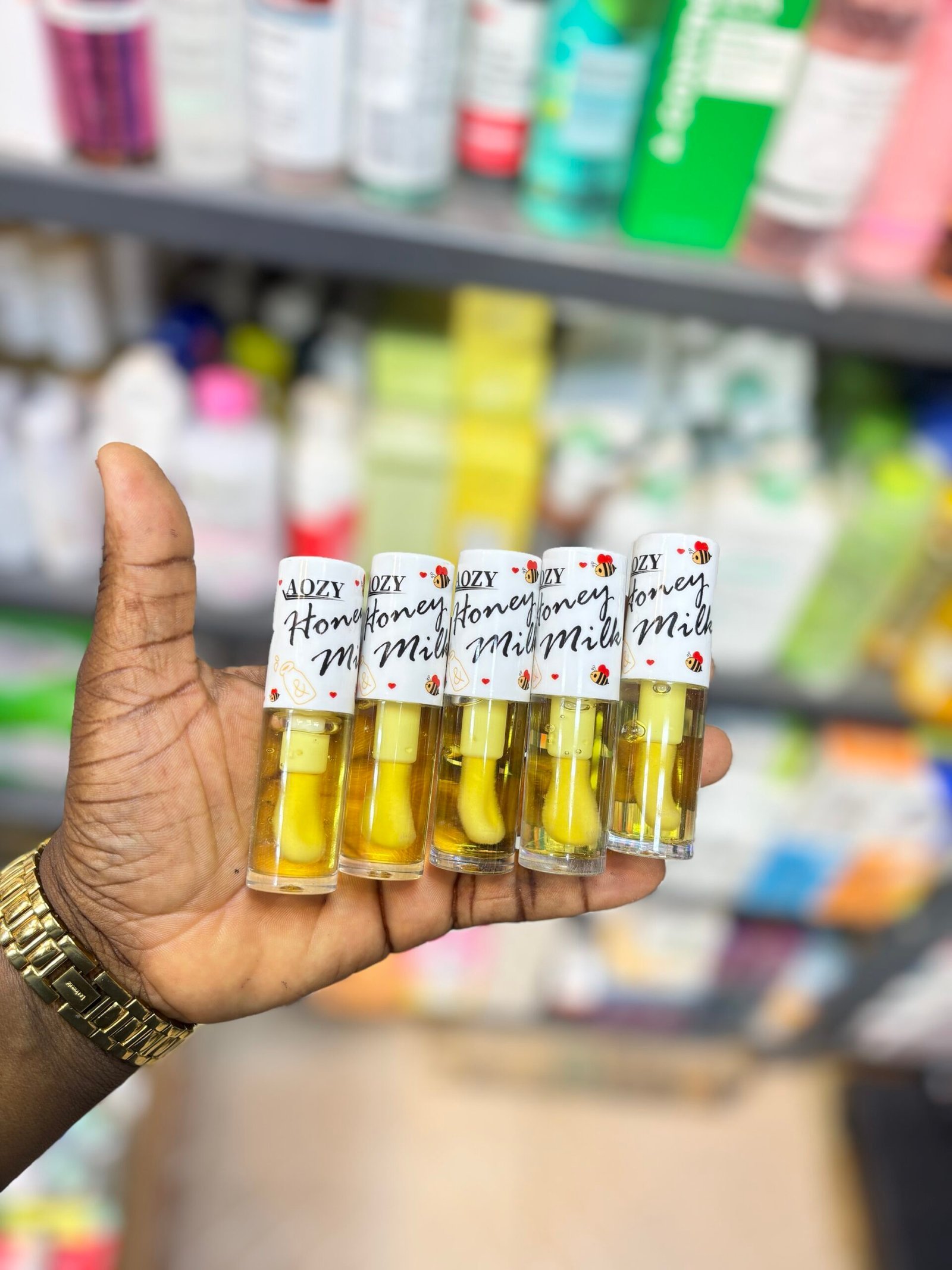 img_5015-scaled-1.jpeg AOZY HONEY & MILK LIP OIL - Image 1