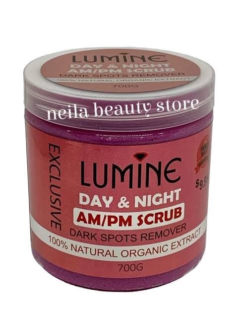 img_5378.jpeg Lumine Day & Night Dark Spot Remover AM/PM Scrub (700g) - Image 1
