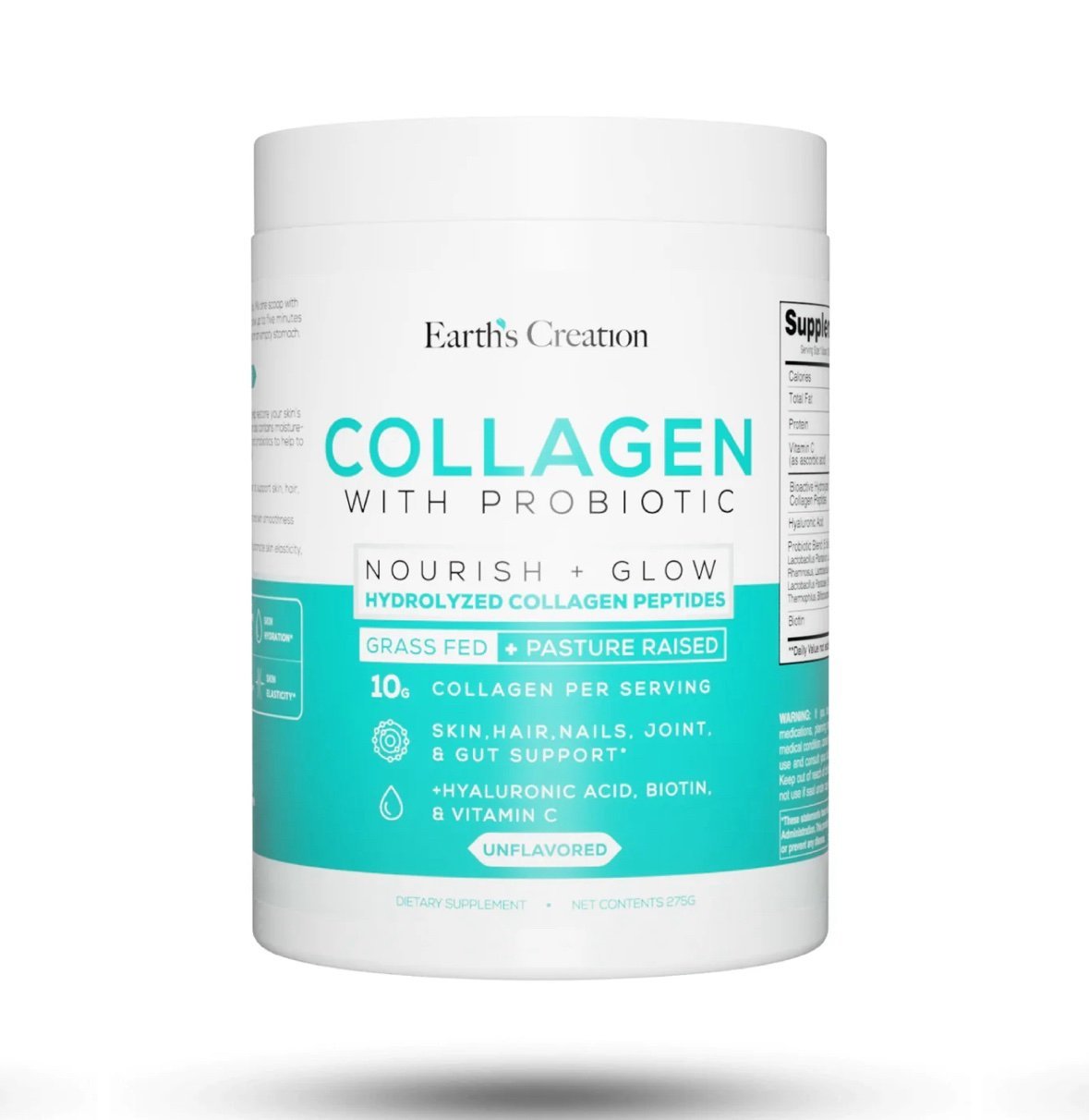 img_5625-1.jpeg Earth’s creation Hydrolyzed Collagen Peptides + Probiotics - Image 1