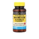 Mason natural optimum absorption magnesium glycinate with Bioperine| 60 capsules