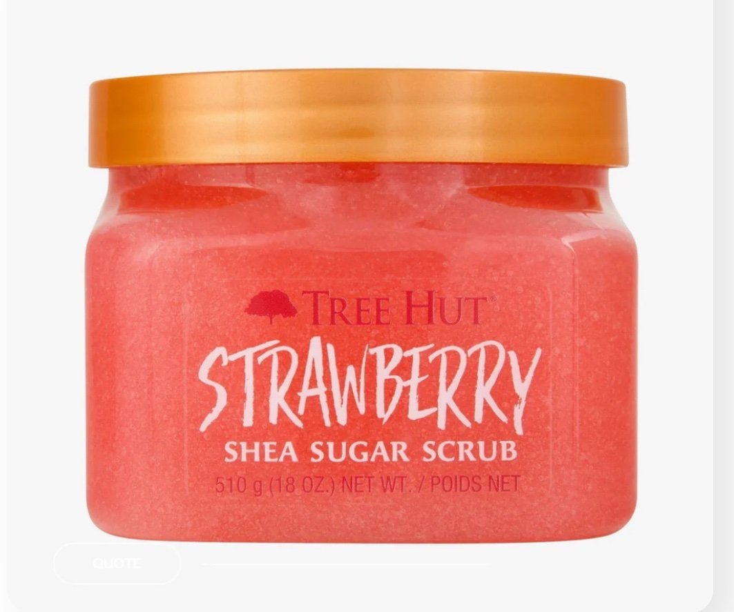 img_8967.jpeg TREEHUT STRAWBERRY SHEA SUGAR SCRUB - Image 1