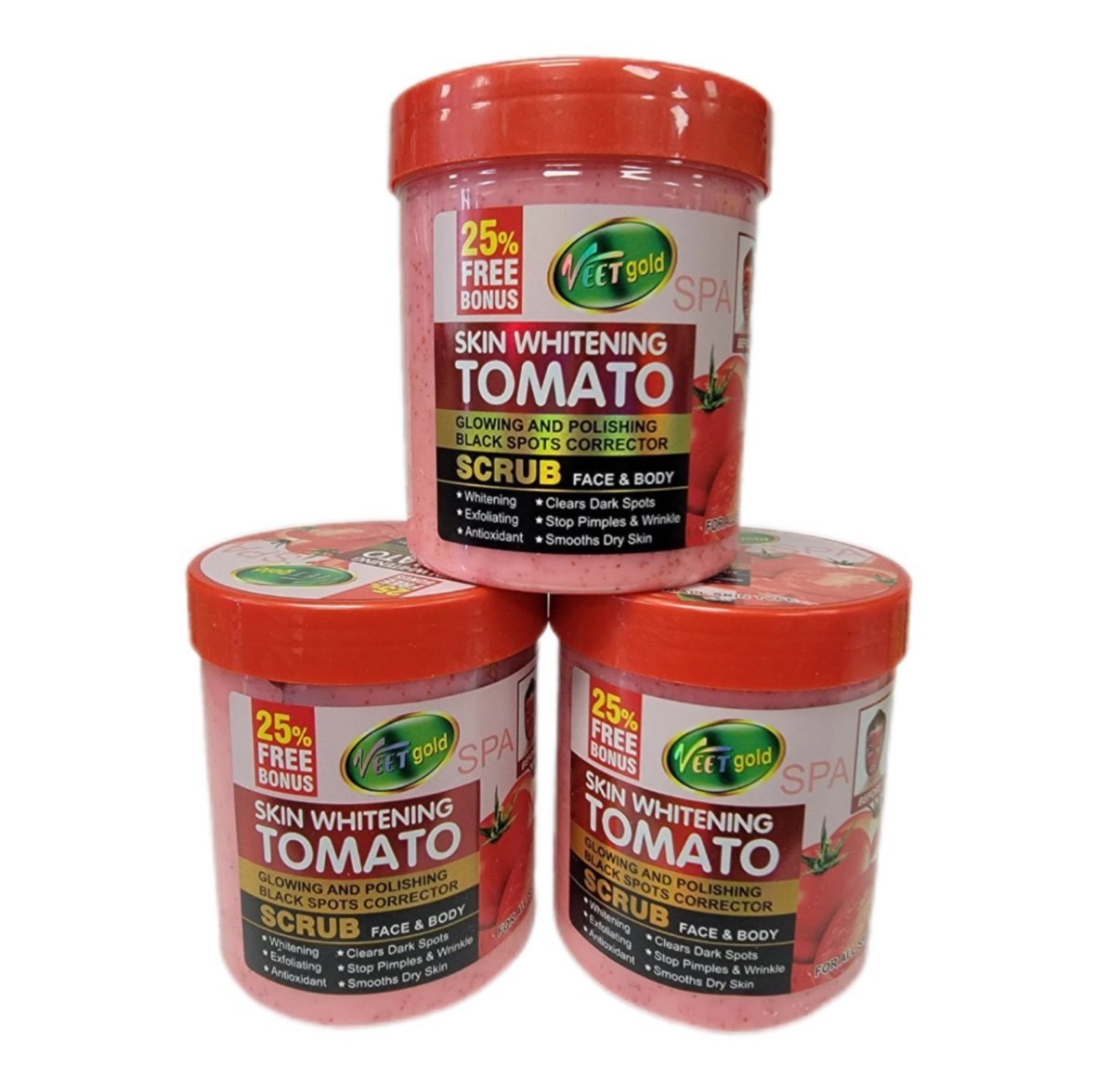 img_8978.jpeg Veet gold skin whitening tomatoes body scrub - Image 1