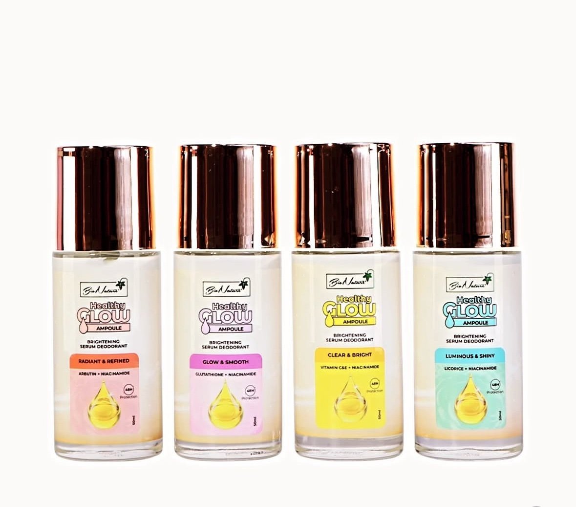 img_9054.jpeg Bio nature healthy glow ampoule brightening serum deodorant roll on - Image 1