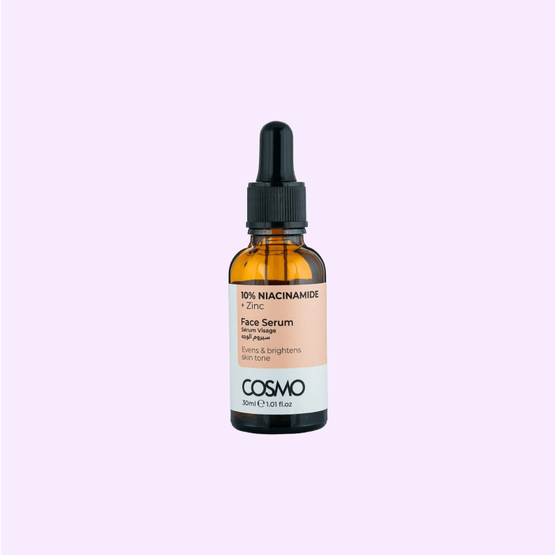 img_9419.png Cosmo 10% Niacinamide + Zinc Face Serum 30ml - Image 1