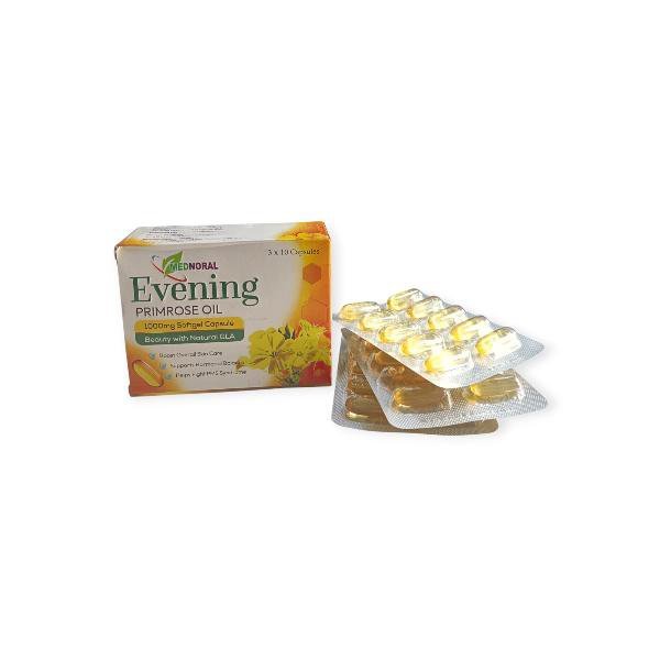 2025/11/1000129005.jpg Mednoral Eveninh Primerose oil 3x10 capsules | Full pack - Image 1